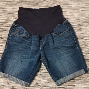 Old Navy Maternity Denim Shorts Sz 10